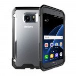 Wholesale Galaxy S7 Clear Defense Hybrid Case (Black)